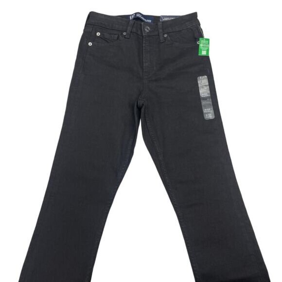 NWT GAP High Rise Universal Legging Denim Sz 25 Black - Picture 3 of 6